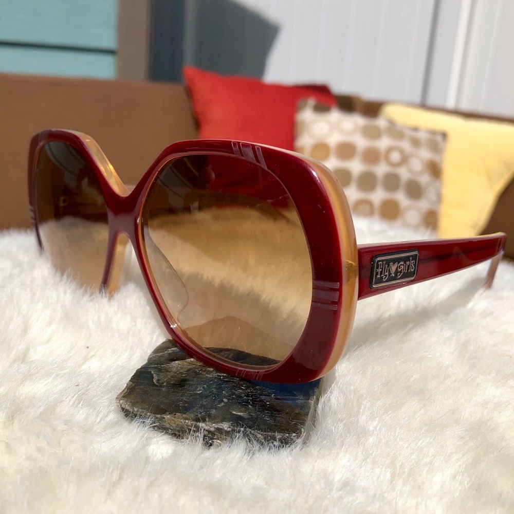 Retro Sunglasses ❤️ Flyvacious FlyGirls 3 Colors - Picture 5 of 17